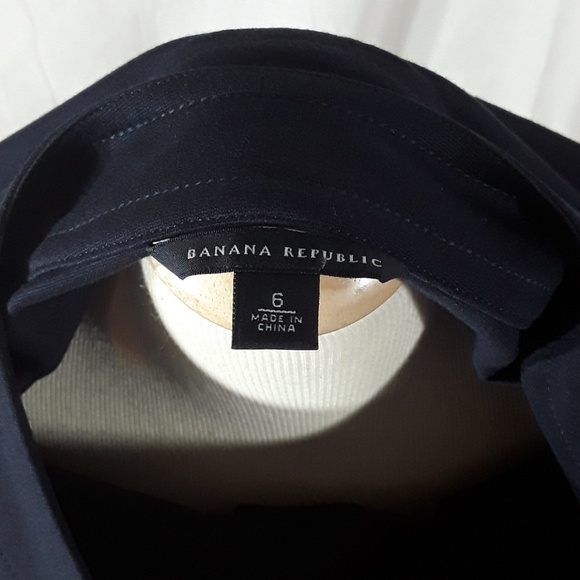 Banana Republic navy blue collarless jacket - Picture 7 of 7